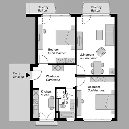 Apartmanhotel - Lindenstrasse